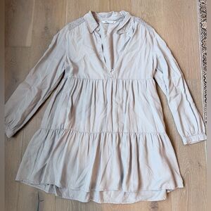 Zara Grey Long Sleeve Tunic